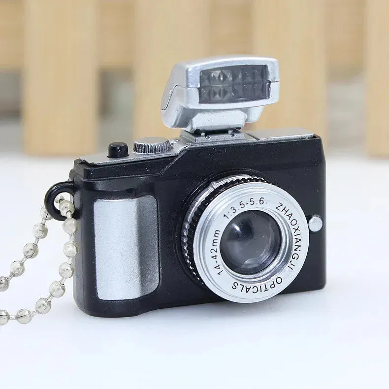Vintage Camera Pendant Necklace For Men Women Punk Luminous