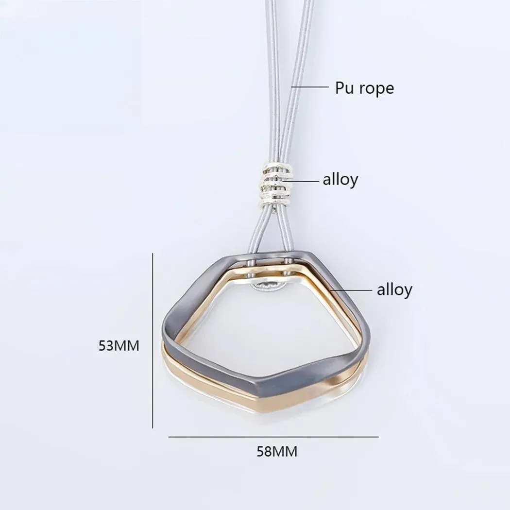 Vintage Chunky Long Chains New in Korean Fashion Necklace for Women