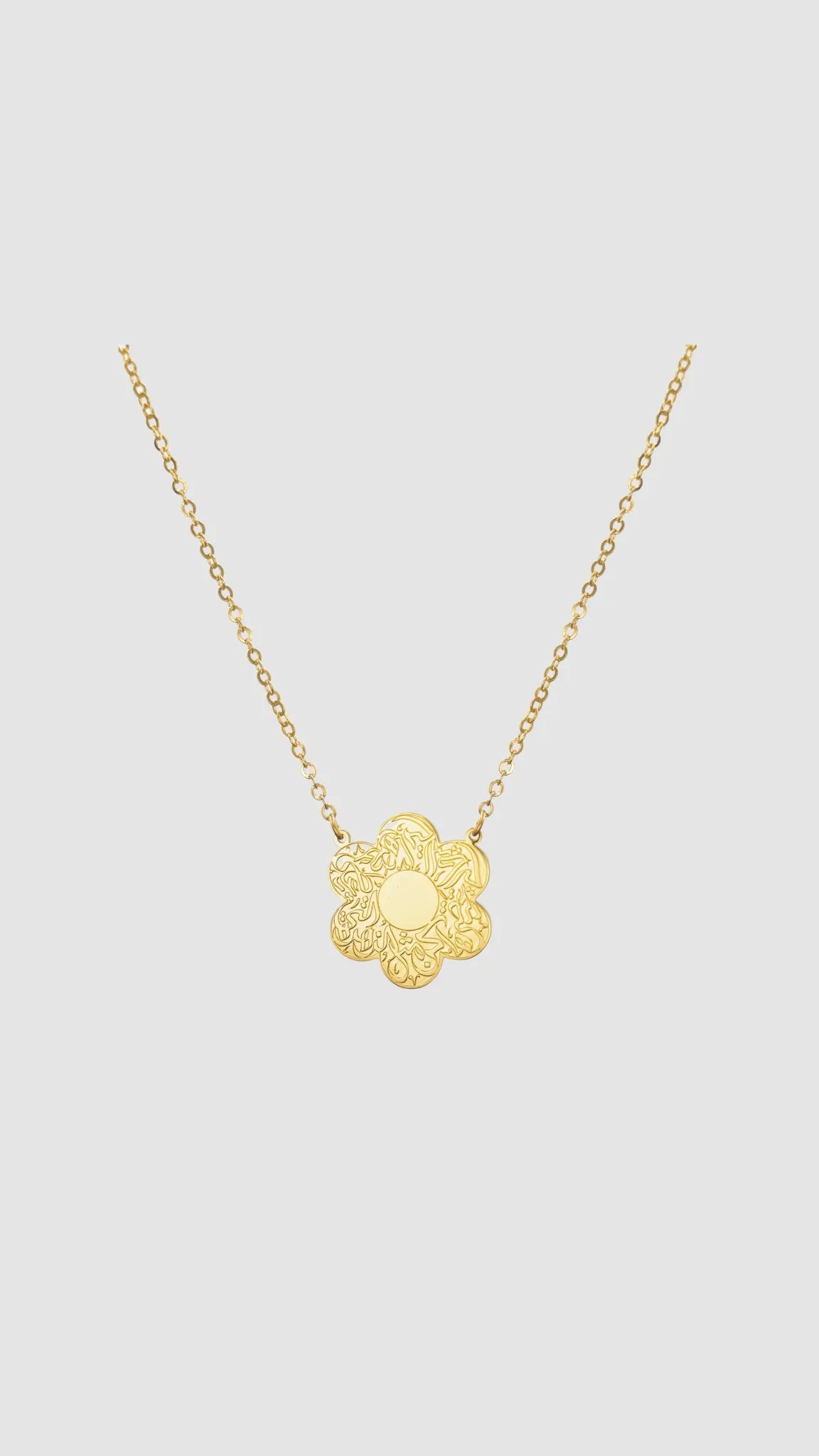Warda flower pendant