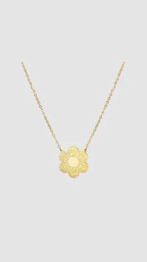 Warda flower pendant