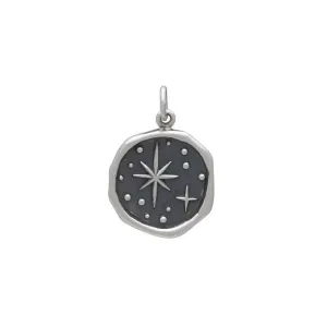 wax seal north star charm-6686