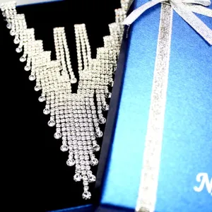 Wedding Anniversary Gifts For Her Generous Necklace Earring Set