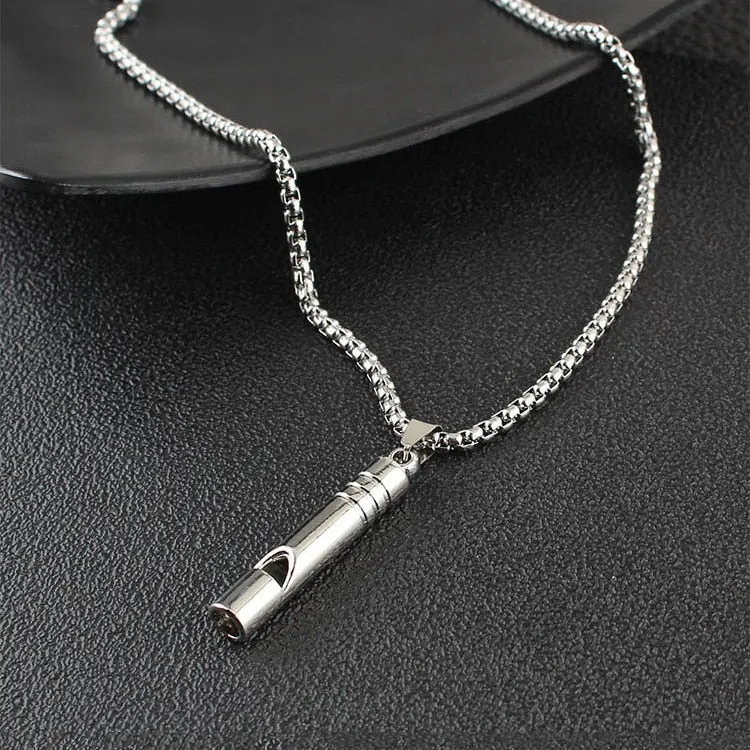 Whistle Pendant Necklace