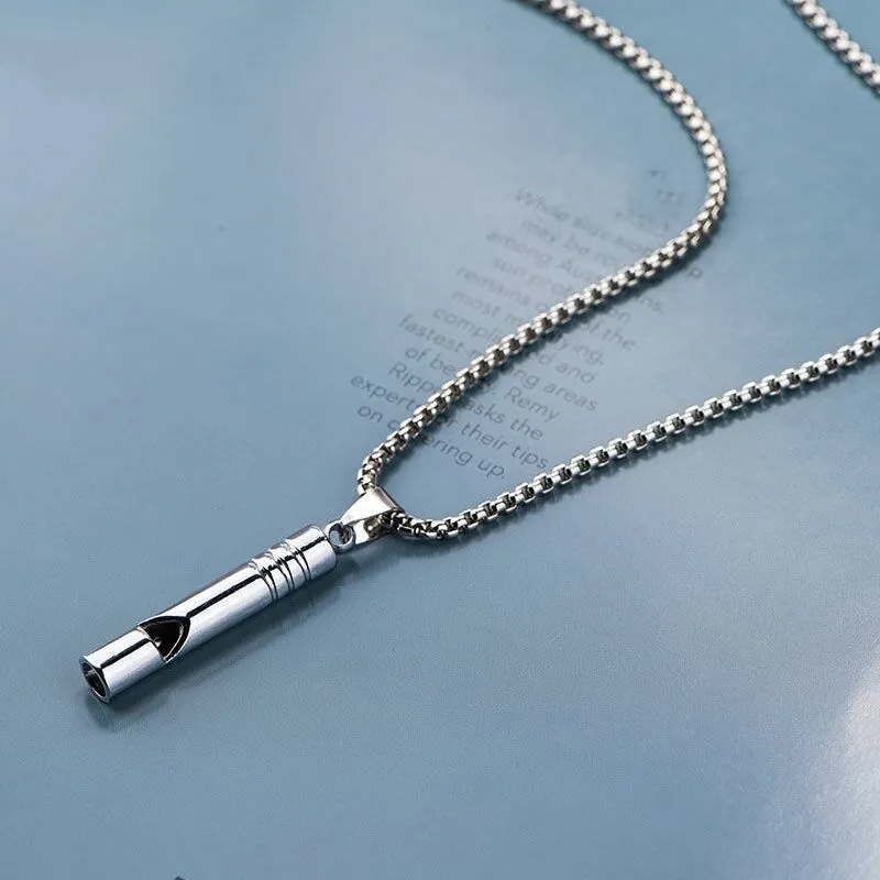 Whistle Pendant Necklace