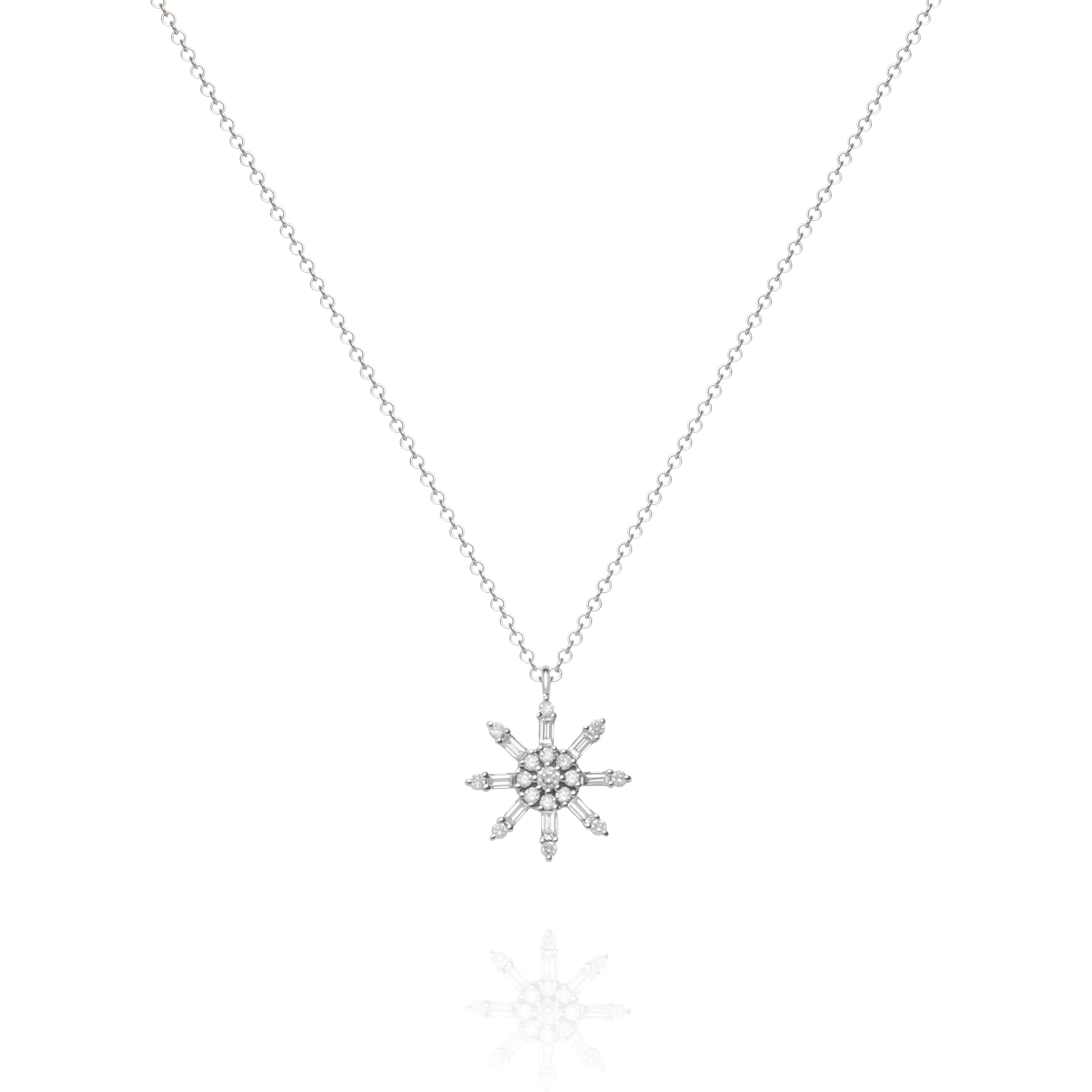 White Flower Necklace
