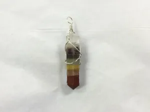 Wire Wrapped Chakra Pendant