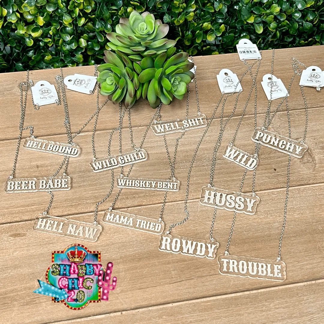 Word Necklaces