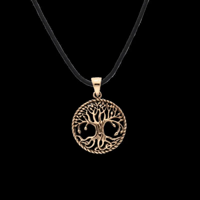 Yggdrasil Tree Of Life Bronze Pendant