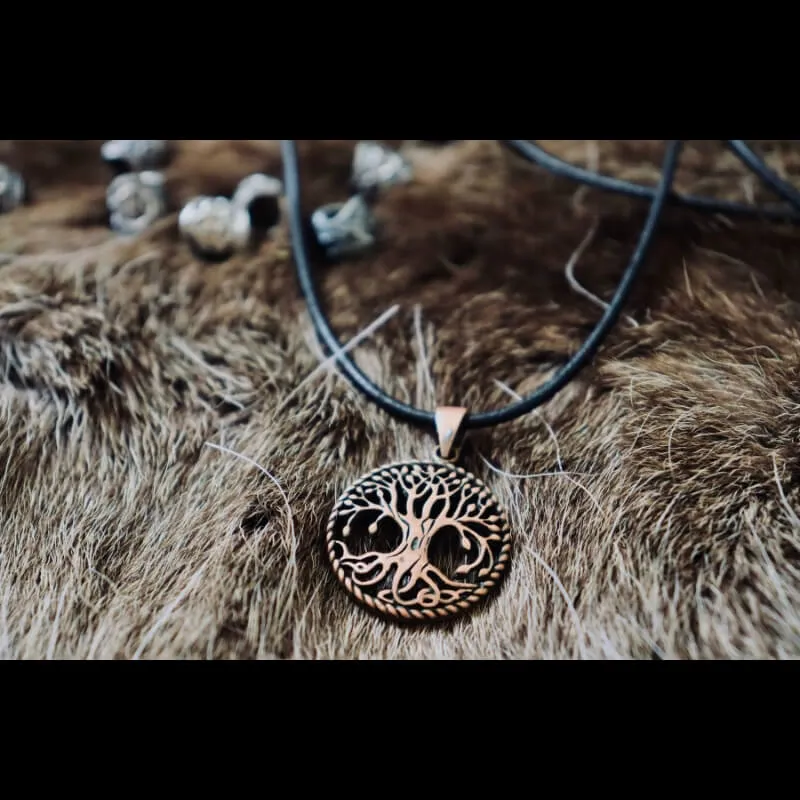 Yggdrasil Tree Of Life Bronze Pendant