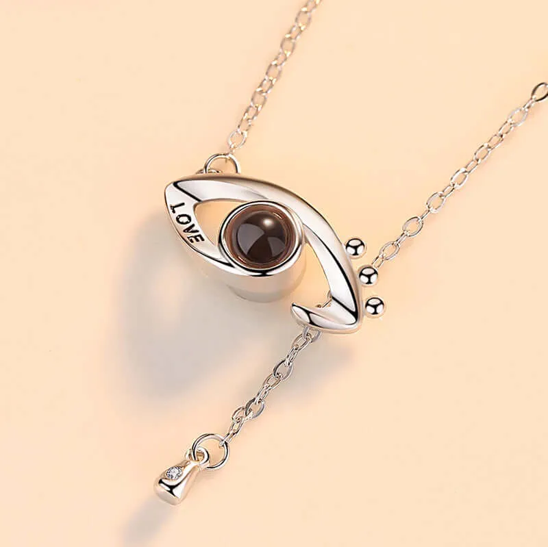 ‘’You Are The Only One In My Eyes‘’ Necklace With Picture Inside