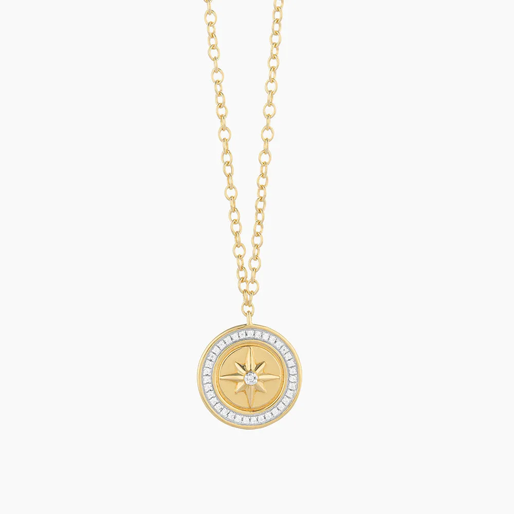 Your Own Path Compass Pendant Necklace
