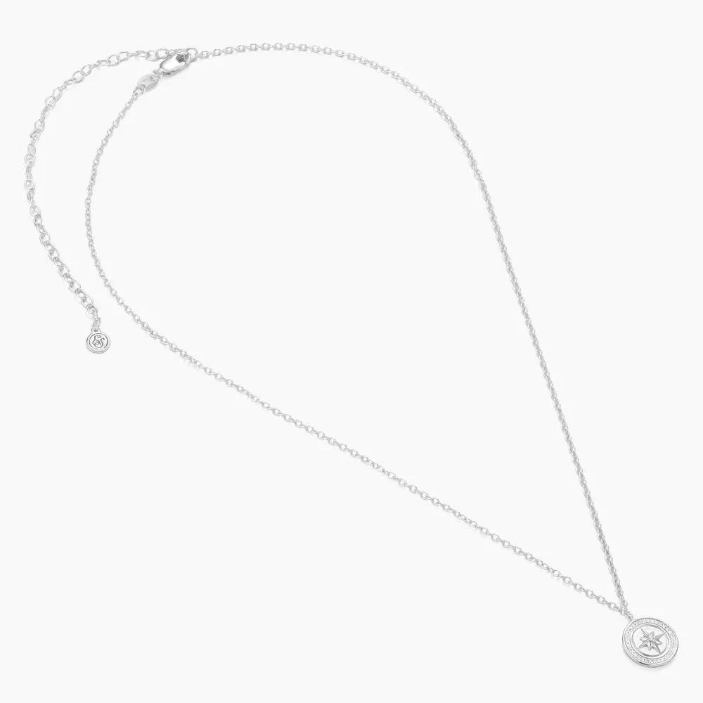 Your Own Path Compass Pendant Necklace
