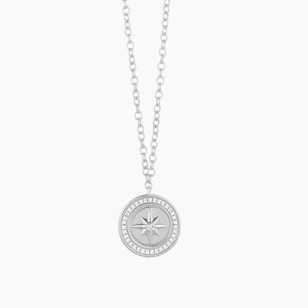 Your Own Path Compass Pendant Necklace