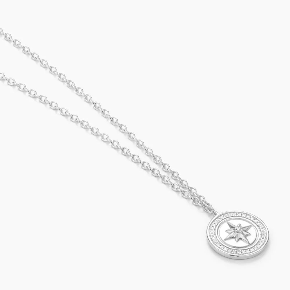 Your Own Path Compass Pendant Necklace