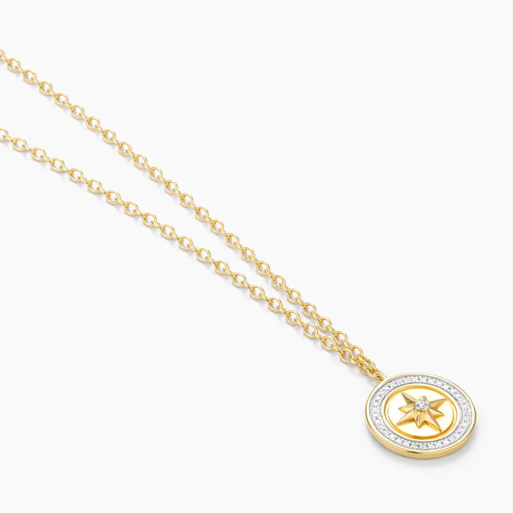 Your Own Path Compass Pendant Necklace