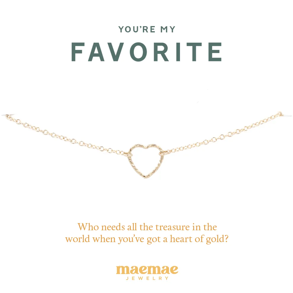 You're my Favorite Heart Bracelet