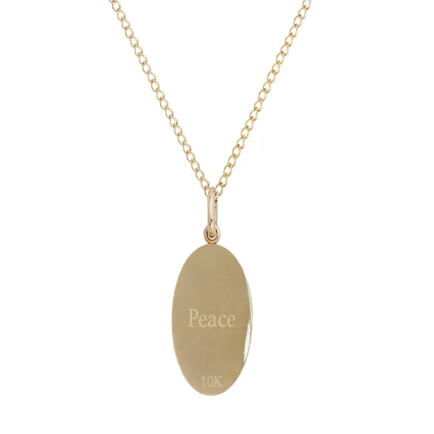 Zahava Heirlooms Olive Branch Small Token Necklace