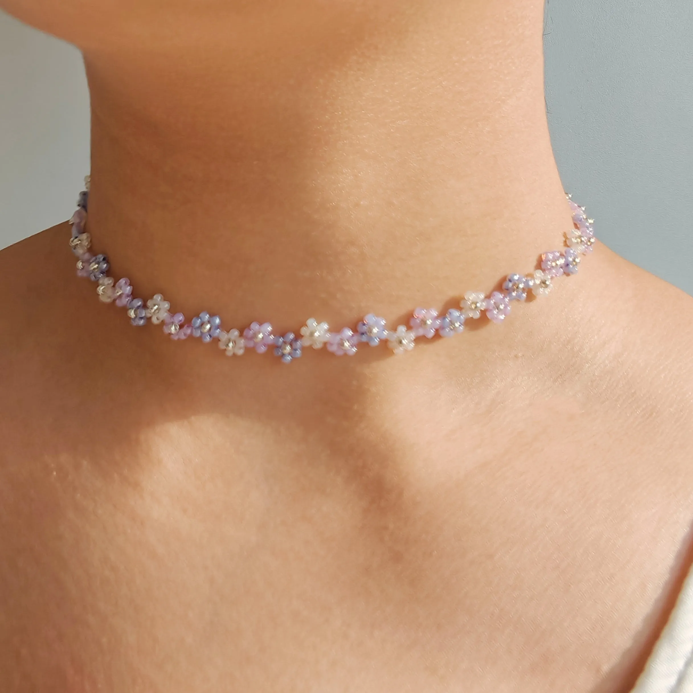ZigZag Lavender Necklace