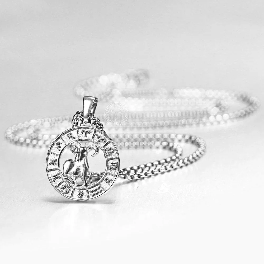 Zodiac Sign Pendant Necklace
