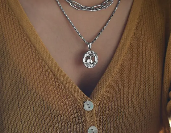 Zodiac Sign Pendant Necklace